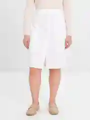 Белый юбка офисная