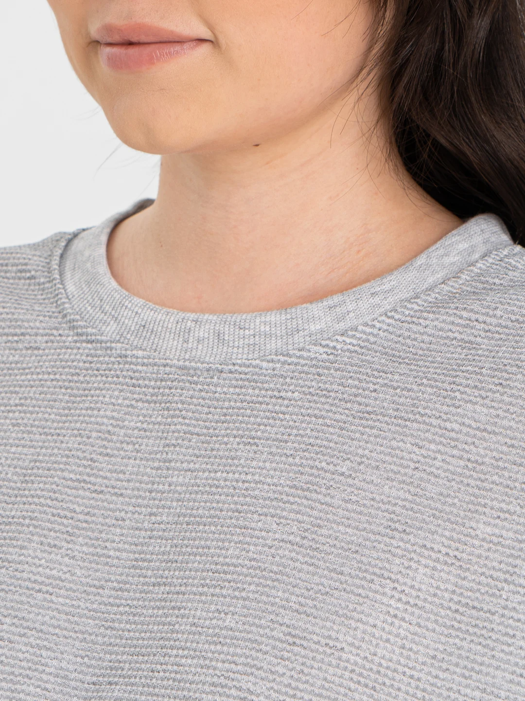 TrendD / Толстовка женская серая Unisex Big