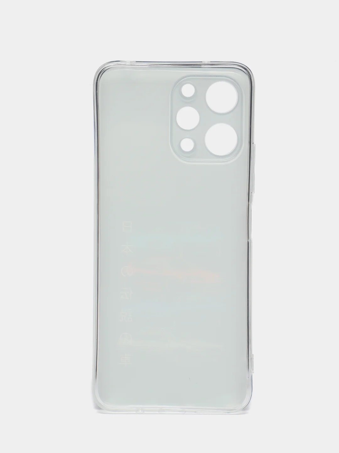 Хром силиконовый чехол на Xiaomi Redmi 12 / Редми 12 прозрачный, с рисунком, защита камеры