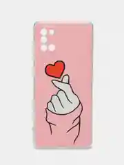 Коралловый чехол на Samsung Galaxy A31 / Самсунг А 31 прозрачный, с рисунком, защита камеры