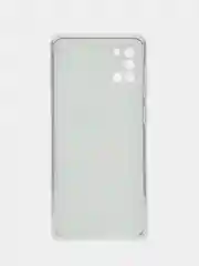 Хром чехол на Samsung Galaxy A31 / Самсунг А 31 прозрачный, с рисунком, защита камеры