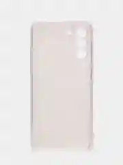 Пурпурный чехол на Samsung Galaxy S21 FE 5G / Самсунг S21 FE прозрачный, с рисунком, защита камеры