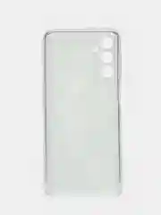 Тёмно-серый чехол на Samsung Galaxy A14 4G / Галакси A14 4G прозрачный, с рисунком, защита камеры
