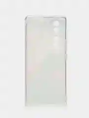 Кораллово-розовый силиконовый чехол на Honor 70 / Хонор 70 прозрачный, с рисунком, защита камеры