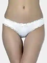Трусики Vis-A-Vis Ds1114 хлопковые мини-бикини белого цвета