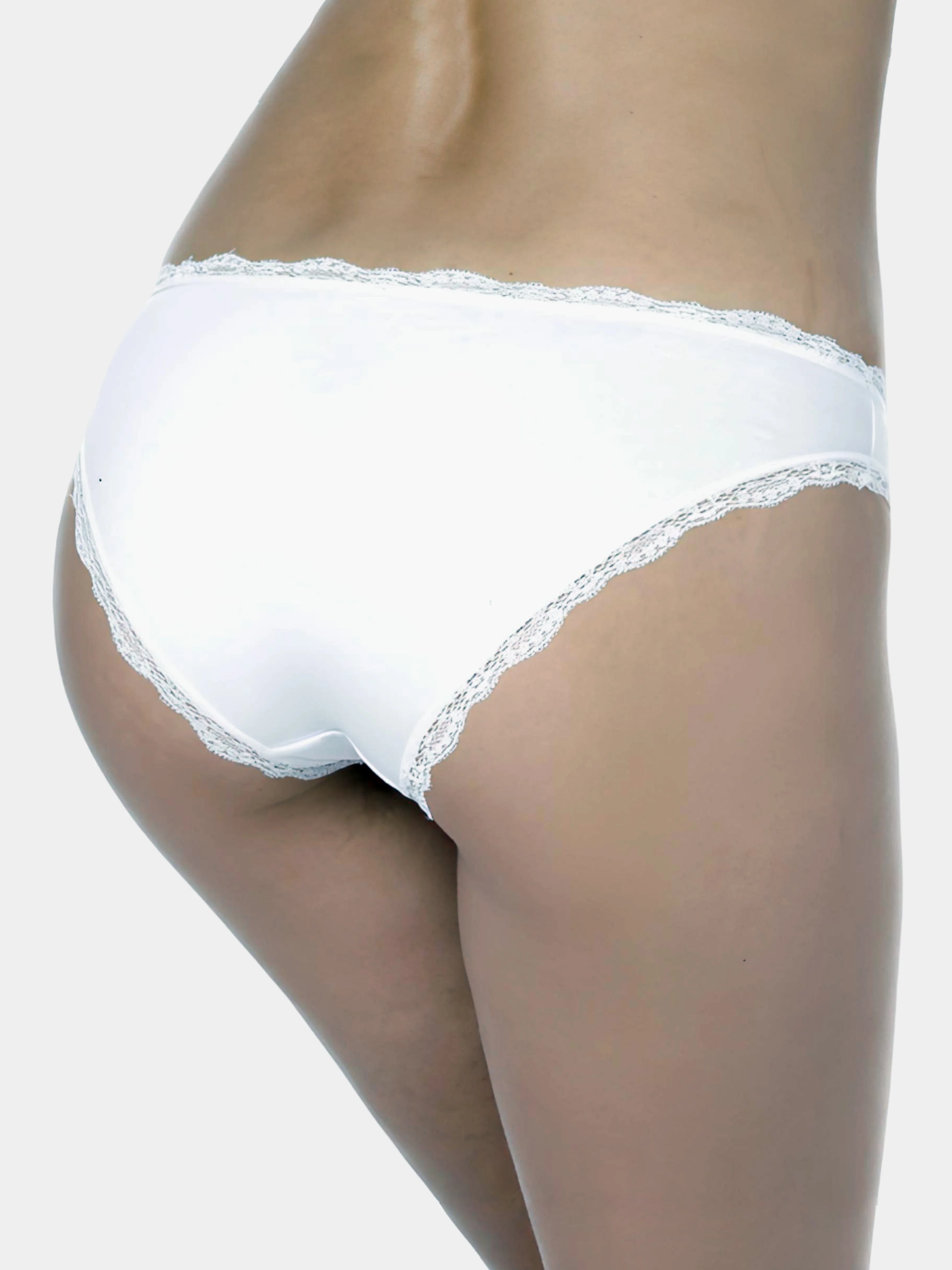 Трусики Vis-A-Vis Ds1114 хлопковые мини-бикини белого цвета