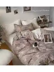 Голубой комплект постельного белья 1,5 спальный, 2-спальный, евро состав сатин