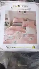 Кораллово-розовый комплект постельного белья 1,5 спальный, 2-спальный, евро состав сатин