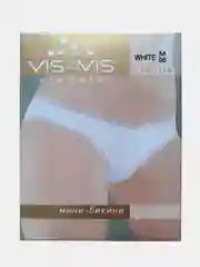 Белый трусики Vis-A-Vis Ds1114 хлопковые мини-бикини белого цвета