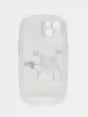 Прозрачный чехол для iPhone 7/8/SE/XR/XS/11/12/13/14/15/Pro/Max/Plus/mini, силикон, прозрачный