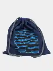 Синий мешок для хранения вещей, игрушек, для подарка, мешочек подарочный, органайзер