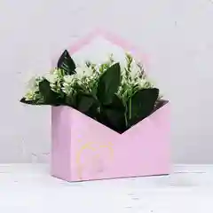 Конверт с золотым тиснением , упаковка для цветов  180*240*70, подарочная упаковка