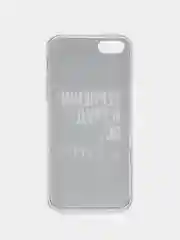 Тёмно-коричневый силиконовый чехол на Apple iPhone 5/5S/SE / Айфон 5S прозрачный, с рисунком, защита камеры