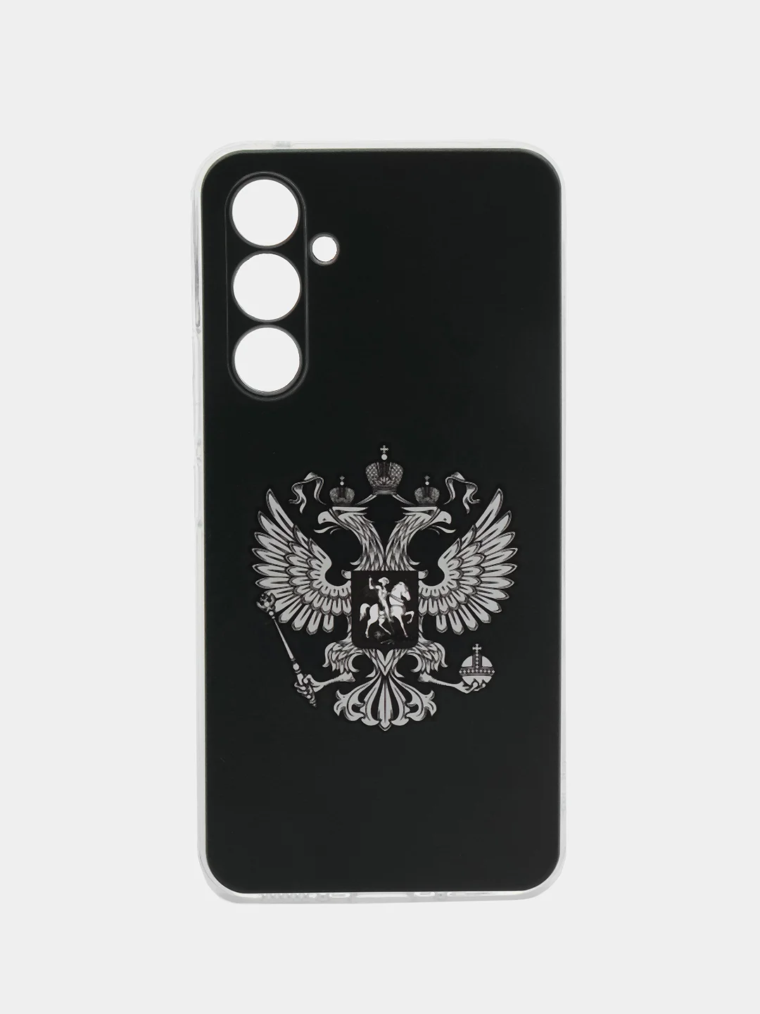 Приглушённый хаки силиконовый чехол на Samsung Galaxy A54 5G / Самсунг A54 прозрачный, с рисунком