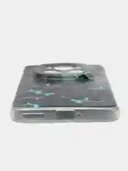 Бирюзовый силиконовый чехол на Honor Magic 6 Pro / Хонор Меджик 6 Про прозрачный, с рисунком
