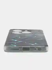 Бирюзовый чехол на Infinix Smart 8/8 HD/HOT 40i / Инфиникс Смарт 8/8 HD/Хот 40i прозрачный