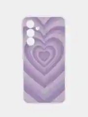 Лавандовый силиконовый чехол на Samsung Galaxy A54 5G / Самсунг A54 прозрачный, с рисунком