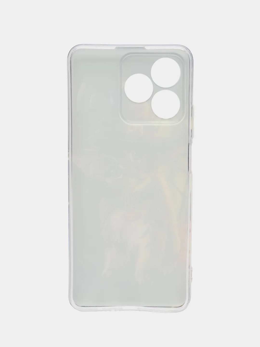 Медный силиконовый чехол на Realme C53/C51 (Реалми С53/С51), прозрачный, с рисунком, защита камеры