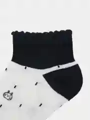 Алый носки короткые  цветных c принтом / носки Moods Shop