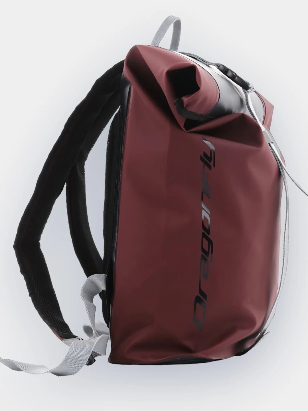 Бордовый герморюкзак Dragonfly Fold Bag, водонепроницаемый