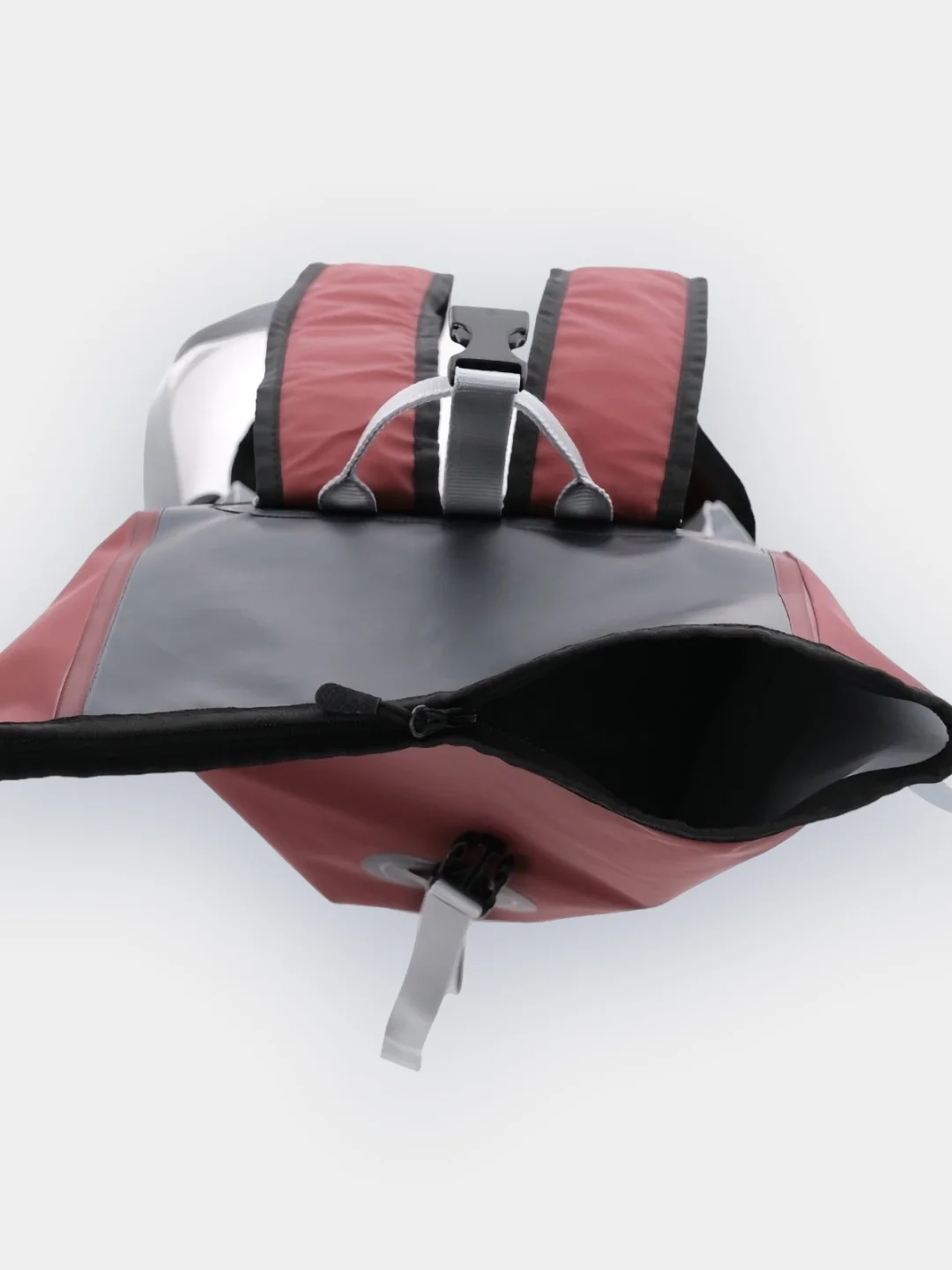Бордовый герморюкзак Dragonfly Fold Bag, водонепроницаемый