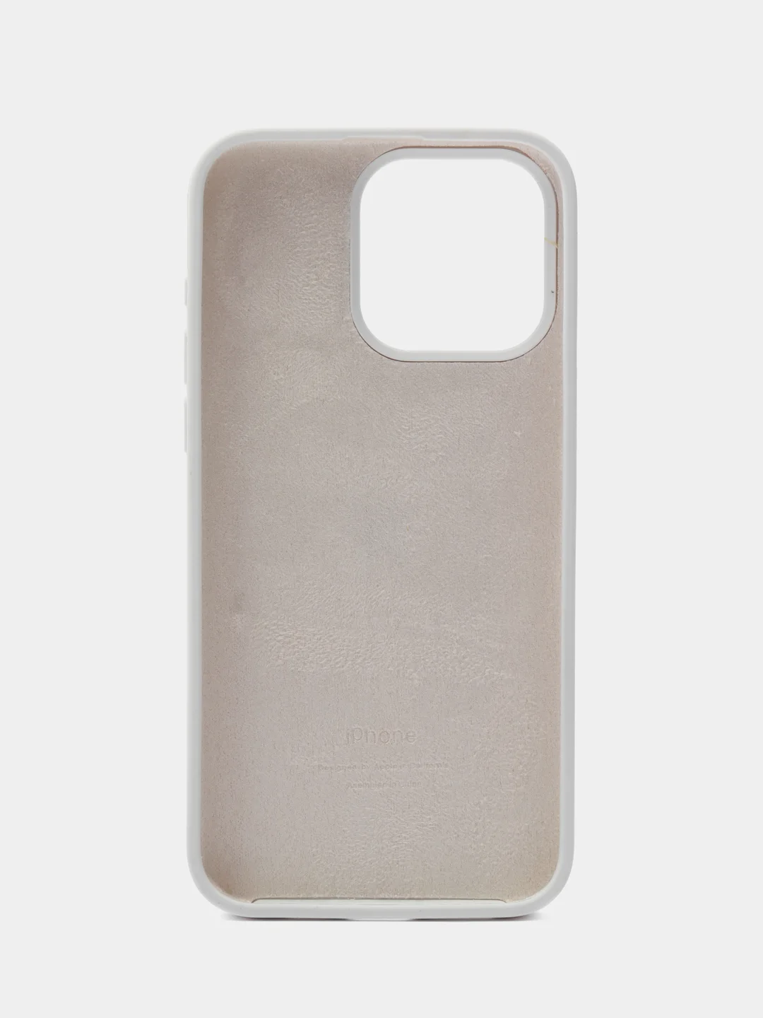 Белый чехол Silicone Case для iPhone (Айфон) 11, 13, 14, 15, Pro, Pro Max