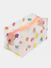 Разноцветный косметичка женская, дорожная, прозрачная, косметичка органайзер на молнии