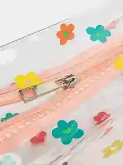 Разноцветный косметичка женская, дорожная, прозрачная, косметичка органайзер на молнии