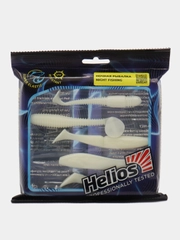 Набор силиконовых приманок Helios "Ночная рыбалка", 5 шт