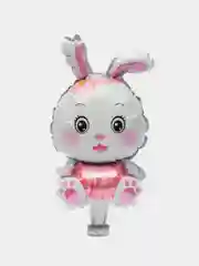 Пудровый шары фольгированные фигурные, для палочки, разные животные