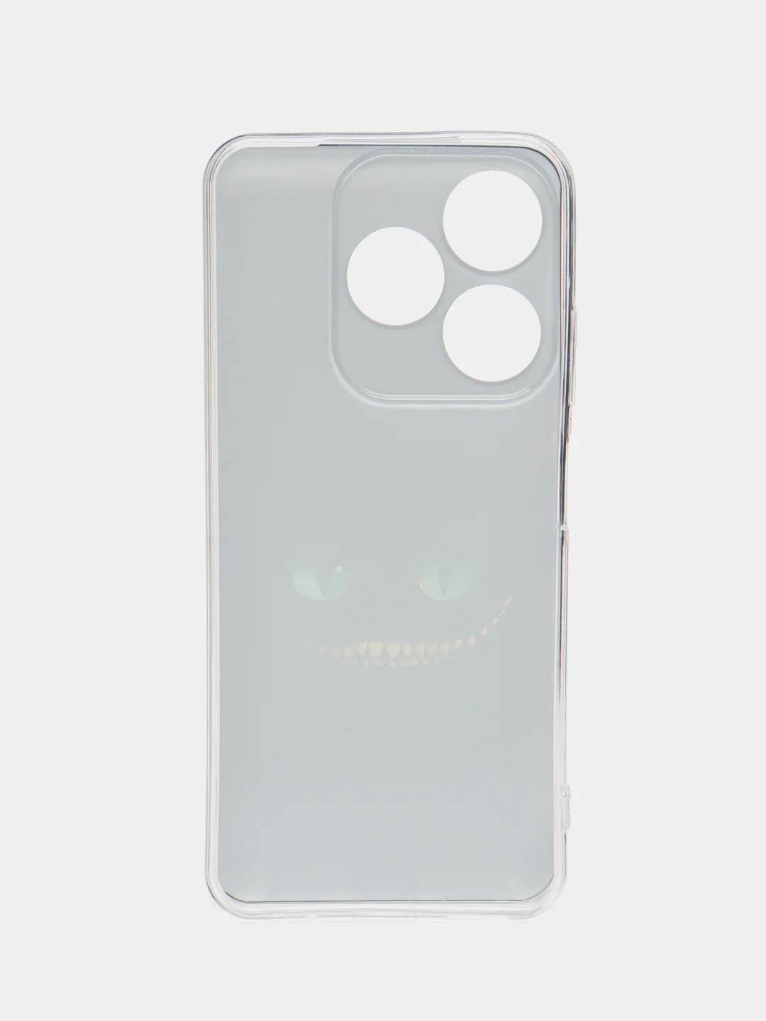 Черный чехол на Tecno Spark 10/10C (Текно Спарк 10/10С), прозрачный, с рисунком, защита камеры