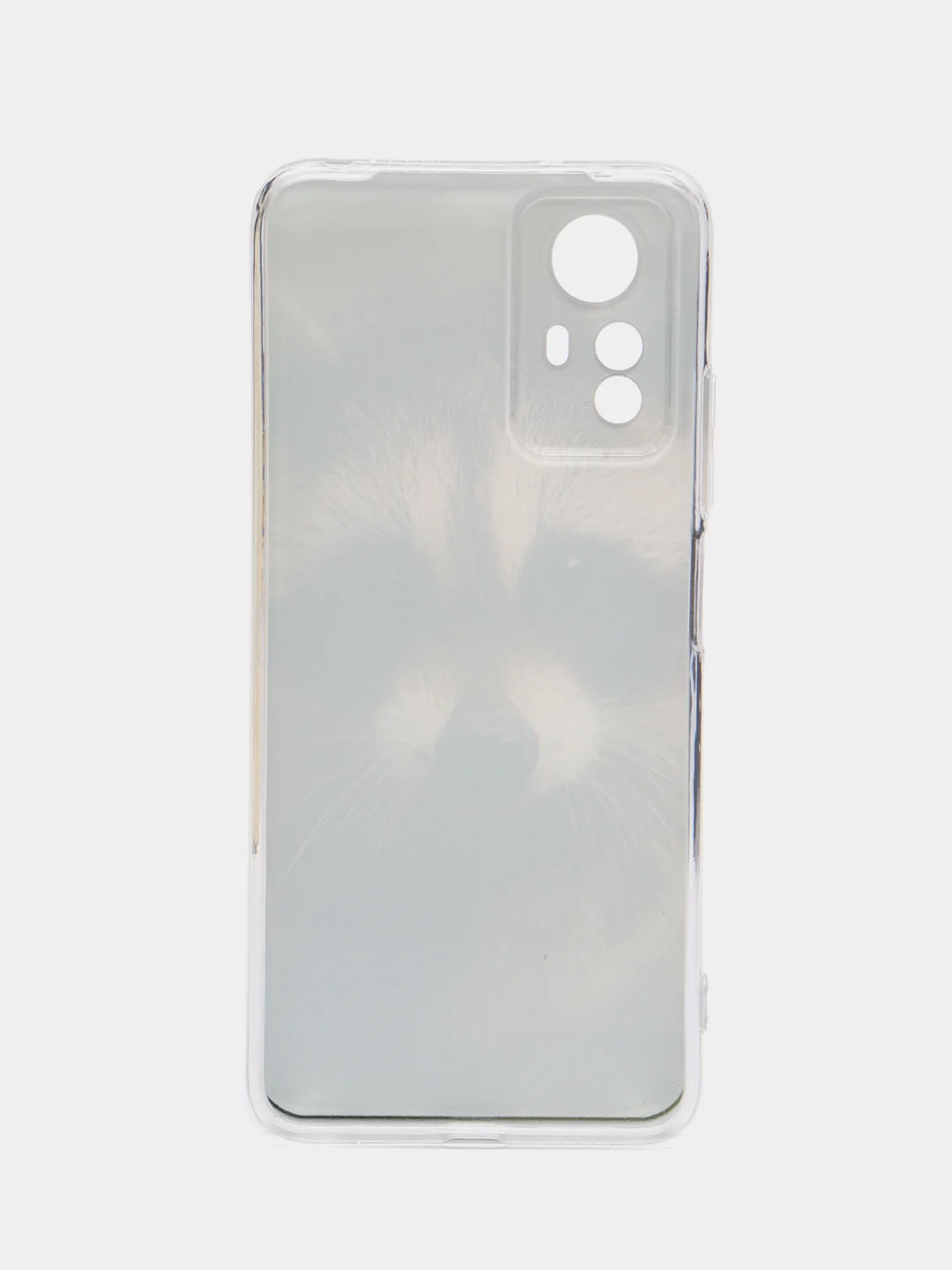 Коричневый чехол прозрачный на Xiaomi Redmi Note 12S (Сяоми Редми Нот 12S), с рисунком, защита камеры
