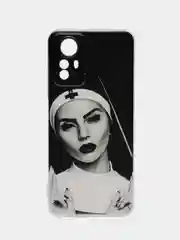 Бронзовый чехол прозрачный на Xiaomi Redmi Note 12S (Сяоми Редми Нот 12S), с рисунком, защита камеры