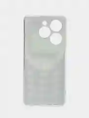 Угольный чехол на Infinix Smart 8/8 HD/HOT 40i / Инфиникс Смарт 8/8 HD/Хот 40i прозрачный