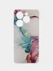 Ледяной чехол на Infinix Smart 8/8 HD/HOT 40i / Инфиникс Смарт 8/8 HD/Хот 40i прозрачный