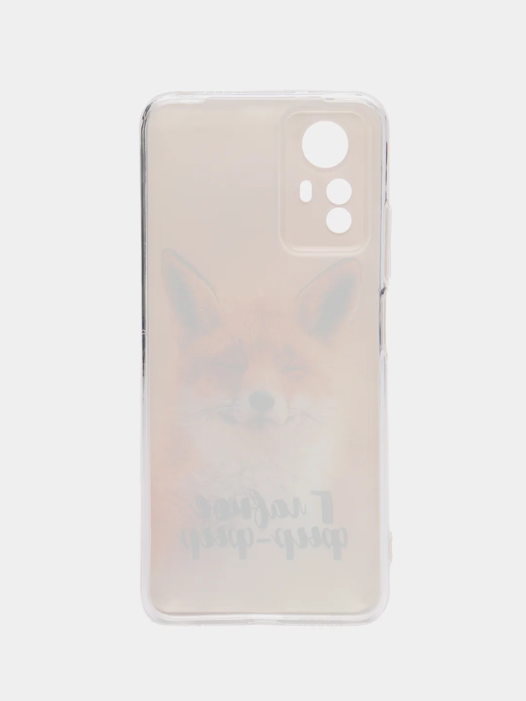 Оранжевый чехол прозрачный на Xiaomi Redmi Note 12S (Сяоми Редми Нот 12S), с рисунком, защита камеры