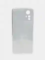 Серебряный чехол прозрачный на Xiaomi Redmi Note 12S (Сяоми Редми Нот 12S), с рисунком, защита камеры