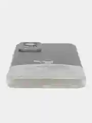 Серебряный чехол прозрачный на Xiaomi Redmi Note 12S (Сяоми Редми Нот 12S), с рисунком, защита камеры