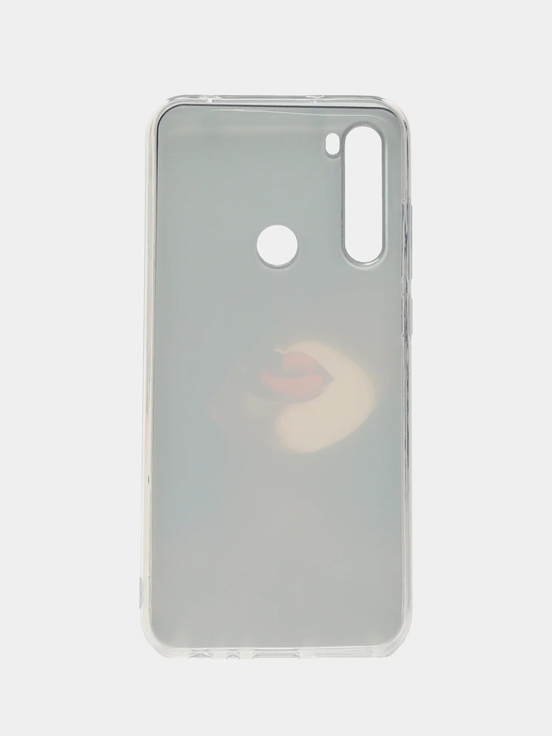 Фиолетовый чехол на Xiaomi Redmi Note 8T / Сяоми Редми Нот 8T прозрачный, с рисунком, защита камеры