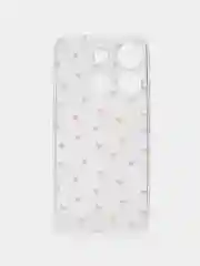 Коралловый меланж чехол на Infinix Smart 7 Plus / Инфиникс Смарт 7 Плюс прозрачный, с рисунком