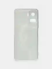 Тёмно-серый силиконовый чехол на Honor 90 Lite / Хонор 90 Лайт прозрачный, с рисунком, защита камеры