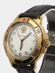 Белый часы мужские, наручные, механические, командирские