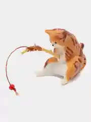 Кот рыбак рыжий с коричневыми полосками