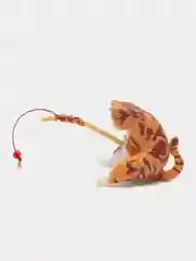 Кот рыбак рыжий с коричневыми полосками