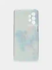 Лазурный чехол на Samsung Galaxy A23 / Самсунг А23 прозрачный, с рисунком, защита камеры