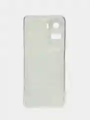 Серый силиконовый чехол на Honor 90 Lite / Хонор 90 Лайт прозрачный, с рисунком, защита камеры