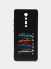 Хром чехол на Redmi K20/K20 Pro/Xiaomi Mi 9T/9T Pro / Редми К20 прозрачный, с рисунком