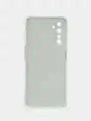 Черный силиконовый чехол на Realme 6 Pro / Реалми 6 Про прозрачный, с рисунком, защита камеры