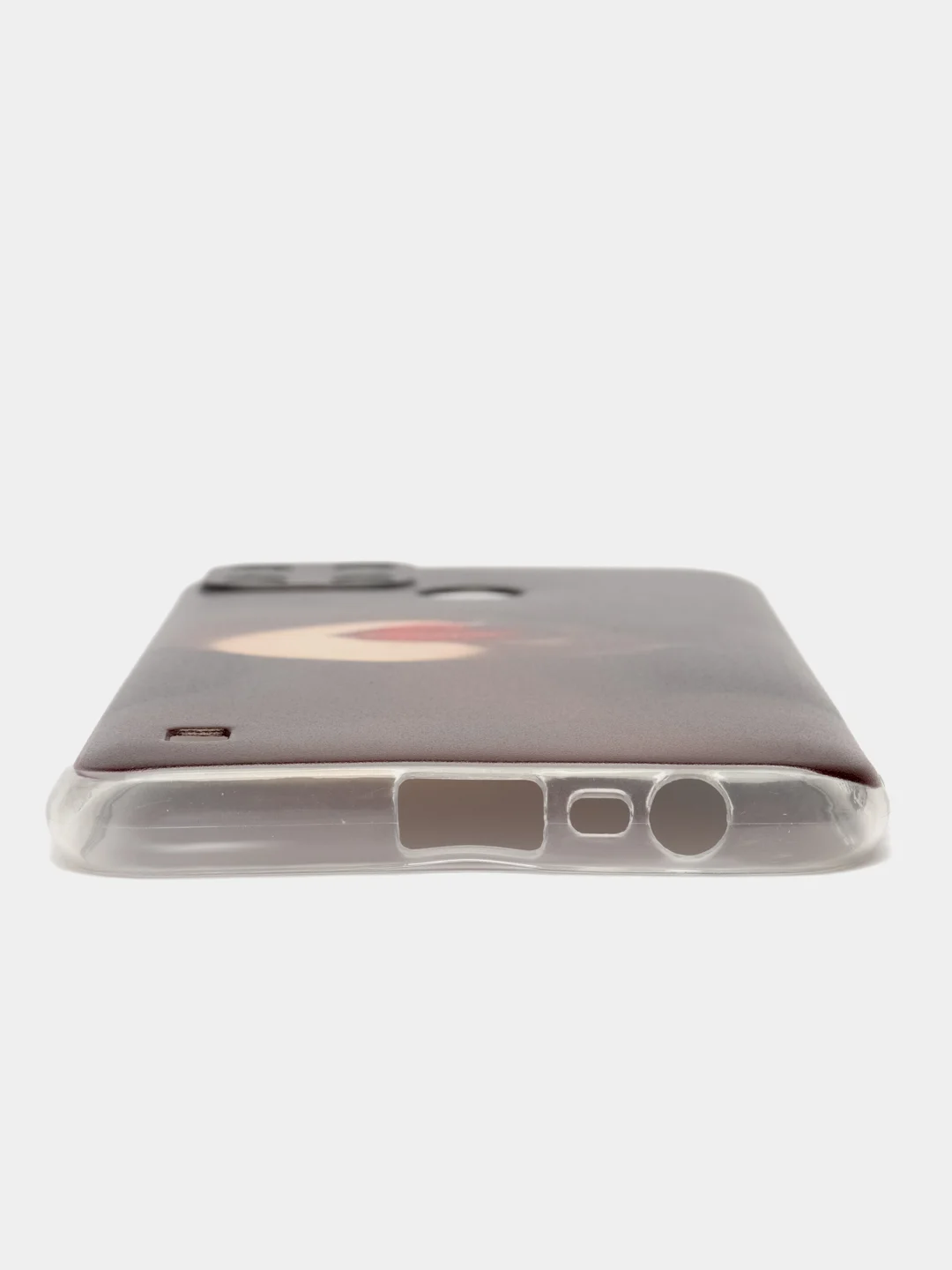Фиолетовый чехол на Oppo Realme C21Y/C25Y / Реалми C21Y/C25Y прозрачный, с рисунком, защита камеры