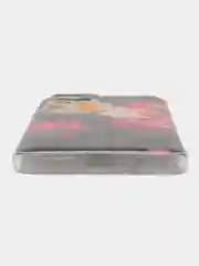 Кораллово-розовый чехол на Xiaomi Redmi 10 / Сяоми Редми 10 прозрачный, с рисунком, защита камеры